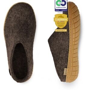 Glerups Wool Slip-On  - Honey Brown